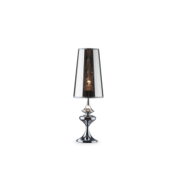 032467 Lampa stołowa alfiere tl1 small chrome Ideal Lux - Mega RABATY w koszyku %