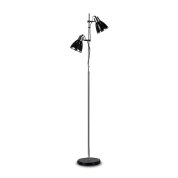 001197 Lampa stojąca elvis pt2 black Ideal Lux - Mega RABATY w koszyku %