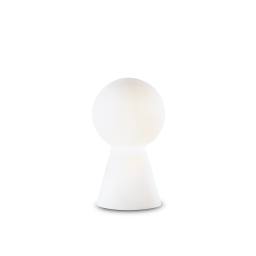 000268 Lampa stołowa birillo tl1 small white Ideal Lux - Mega RABATY w koszyku %