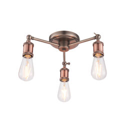 76124 Plafon Hal 3  semi flush Endon - MEGA rabaty w koszyku %
