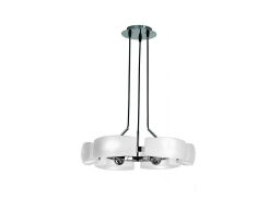 Lampa wisząca FIONA 6 biały - chrom AZ0123 Azzardo