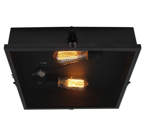 HK19235S76 Lampa sufitowa Zois 1-płomieniowo-czarny korund