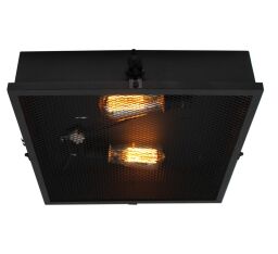 HK19235S76 Lampa sufitowa Zois 1-płomieniowo-czarny korund