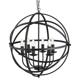 2476-6BK LAMPA WSIZĄCA ORBIT CZARNY