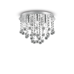 089485 Plafon bijoux pl5 chrome Ideal Lux - Mega RABATY w koszyku %
