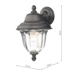 ALD1635 Aldgate Lampa ogrodowa Dar Lighting - rabaty 20% w koszyku
