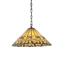 64193 Tiffany Jamelia 1lt lampa wisząca Interiors1900 - MEGA rabaty w koszyku %