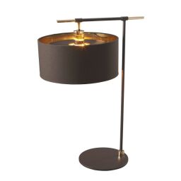 BALANCE-TL-BRPB Lampa stołowa Balance 1 – brązowa i polerowany mosiądz Elstead - Mega RABATY w koszyku %