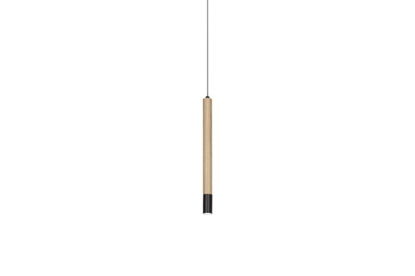 Lampa wisząca IZOLDA 1 drewno - czarny AZ3339 Azzardo
