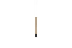Lampa wisząca IZOLDA 1 drewno - czarny AZ3339 Azzardo