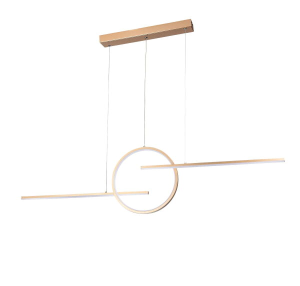 Lampa wisząca LAUREN 3-STEP DIMM Złoty - biały AZ5258 AZzardo