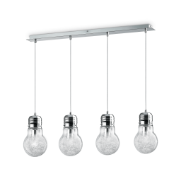 047799 Lampa wisząca luce max sp4 alluminium Ideal Lux - Mega RABATY w koszyku %