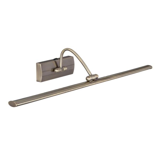 2982-81AB Barcelona LED Lampa galeryjka, Adjustable Head -antyczny mosiądz Searchlight
