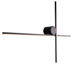 W0369 Kinkiet Arne 60cm 10W Czarny IP44 3000K Maxlight