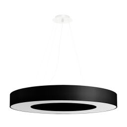 SL.0754 Żyrandol SATURNO SLIM 70 czarny Sollux Lighting - Mega RABATY W KOSZYKU %