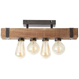 93721/76 Lampa sufitowa Woodhill 4-płomieniowa antyczna / czarna