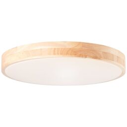 G97068/75 Slimline LED ścienna i sufitowa lampa 49 cm, jasne drewno / biały
