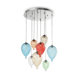 100944 Lampa wisząca clown sp8 multicolor Ideal Lux od ręki