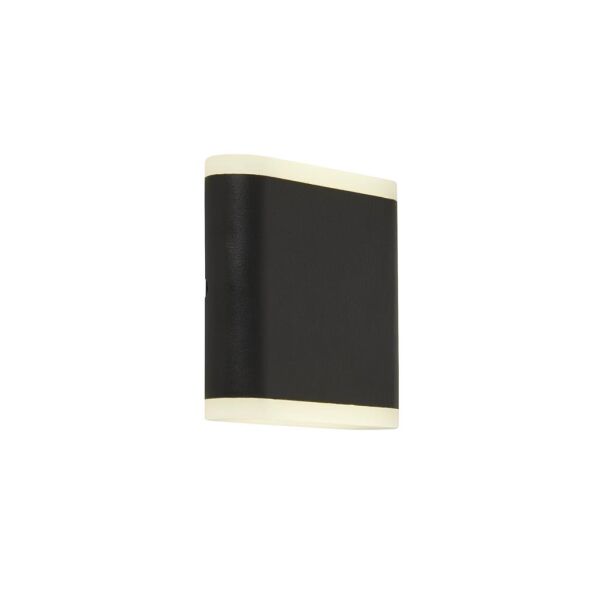 3486BK Stratford LED zewnętrzny Light -czarny & Clear Diffuser, IP44 Searchlight