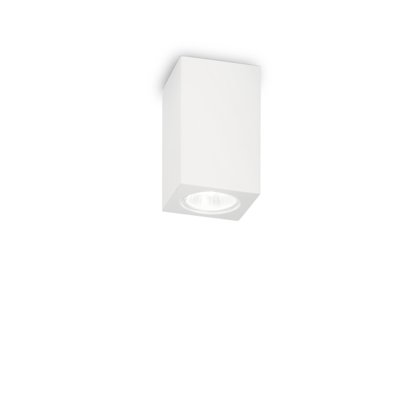 155791 Plafon tower pl1 square white Ideal Lux - Mega RABATY w koszyku %