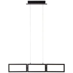 G99495/06 Ranut LED Lampa wisząca 3flg czarny Brilliant