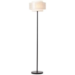 93134/09 Odar Lampa stojąca 1flg czarny/beżowy Brilliant