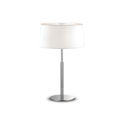 075532 Lampa stołowa hilton tl2 white Ideal Lux - Mega RABATY w koszyku %