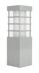 RADO II 3 AL Lampa stojąca słupek srebrny SU-MA - Mega RABATY W KOSZYKU %