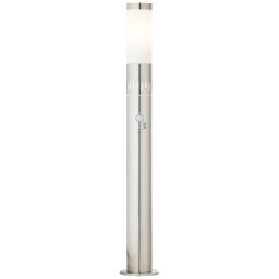 96413/82 Lampa podłogowa zewnętrzna Leigh 80cm ze stali nierdzewnej z czujnikiem ruchu Brilliant