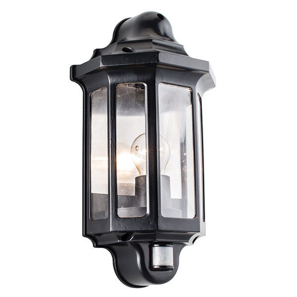 1818PIR Traditional PIR half lantern IP44 60W Saxby - MEGA rabaty w koszyku %
