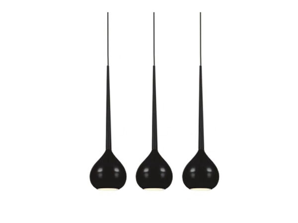 Lampa wisząca AGA 3 AZ1064 Czarny Azzardo
