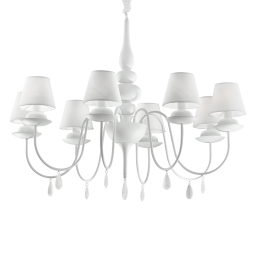 035574 Lampa wisząca blanche sp8 white Ideal Lux - Mega RABATY w koszyku %