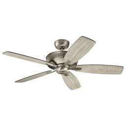 KLF-MONARCH2-52-BAP Wentylator sufitowy Monarch II – 132 cm –  Oksydowany antyczny pewter Elstead  - Mega RABATY w koszyku %