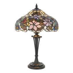 64327 Tiffany Sullivan 2lt lampa stołowa Interiors1900 - rabaty 25% w koszyku