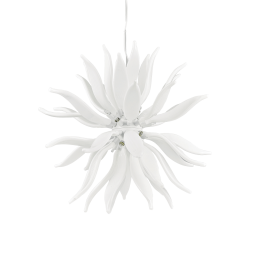 112268 Lampa wisząca leaves sp12 white Ideal Lux - Mega RABATY w koszyku %