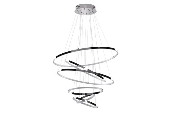LAMPA WISZĄCA WHEEL 6 LONG DIMM CHROME AZ2990 Azzardo