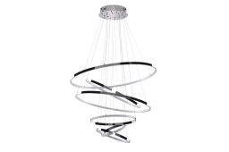 LAMPA WISZĄCA WHEEL 6 LONG DIMM CHROME AZ2990 Azzardo