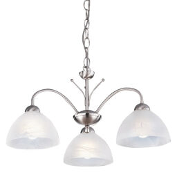 1133-3SS LAMPA WISZĄCA MILANESE SREBRNA 