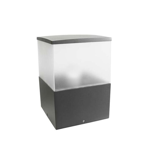 10-9387-Z5-M3 SŁUPEK OGRODOWY CUBIK 30CM MIEJSKI SZARY - rabaty 20% w koszyku