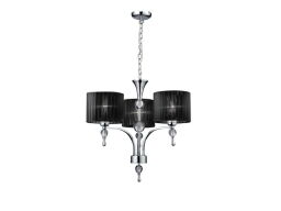 Lampa wisząca IMPRESS 3 czarna AZ0498 Azzardo
