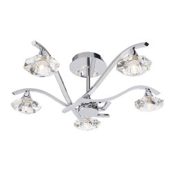 LANGELLA-5CH Plafon Langella 5  semi flush Endon - MEGA rabaty w koszyku %