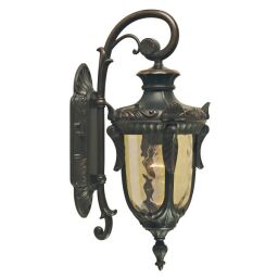 PH2-M-OB Philadelphia 1 Light Medium Down Wall Lantern – stary brąz Elstead - Mega RABATY w koszyku %