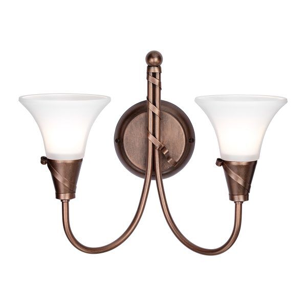 EM2-COPPER Lampa ścienna Emily 2 Light – miedź Elstead - Mega RABATY w koszyku %