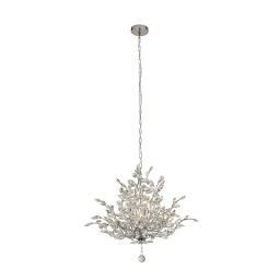 8807-7CC Bouquet 7Lt Lampa wisząca - Chrome & kryształ szkło Searchlight