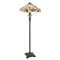 64383 Tiffany Willow 2lt lampa stojąca Interiors1900 - MEGA rabaty w koszyku %