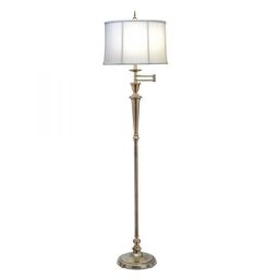 SF-ARLINGTON-BB Lampa podłogowa Arlington 1 Light Swing Arm – polerowany mosiądz Elstead - Mega RABATY w koszyku %