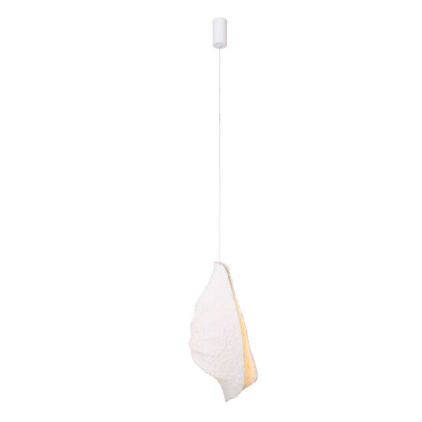 P0540 Lampa Wisząca Concha Biała Maxlight 