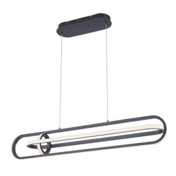QN-DEMARK-LP-BK Lampa wyspowa Demark – Matowa czerń Elstead  - Mega RABATY w koszyku %