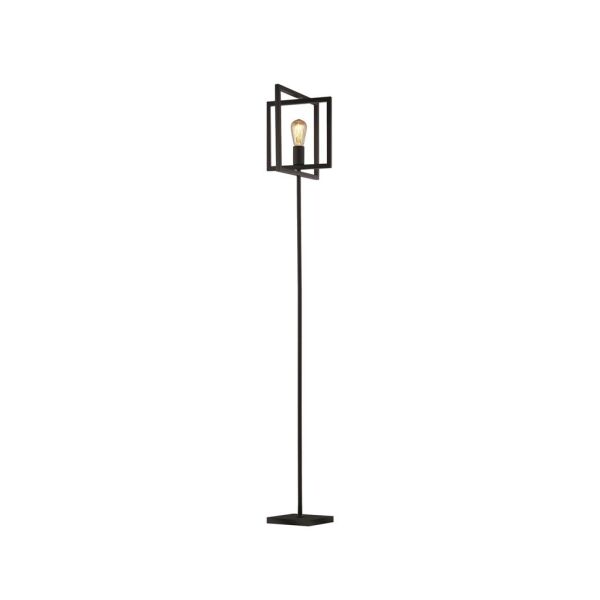 EU23202-1BK Plaza AdjusLampa stołowaa podłogowa - Matt czarny Searchlight