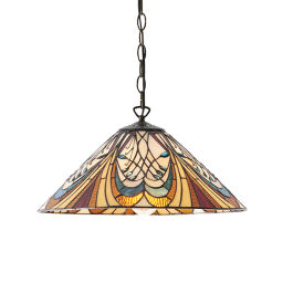 64162 Tiffany Hector 1lt lampa wisząca Interiors1900 - MEGA rabaty w koszyku %